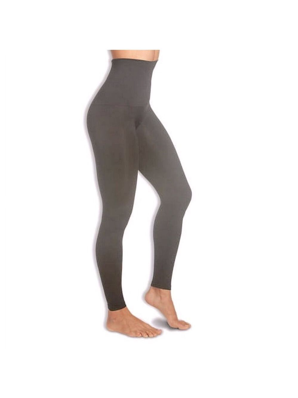 Genie Slim & Tone Dark Grey High Rise Leggings, size M